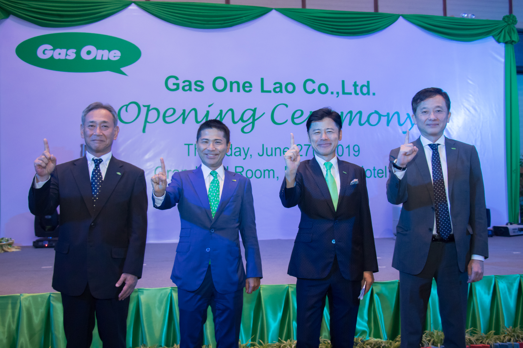 Gas One Lao Co., Ltd.　Grand Opening Ceremony