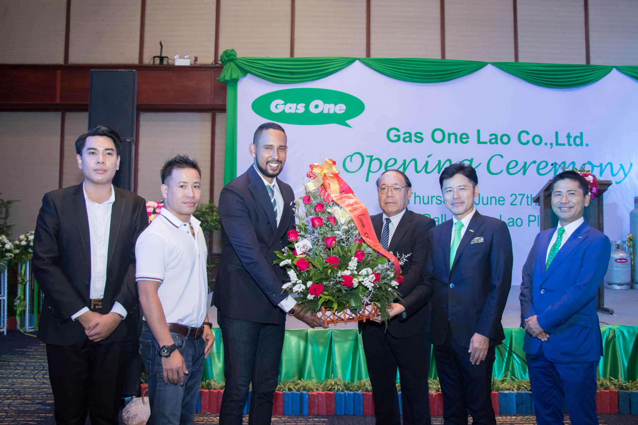 Gas One Lao Co., Ltd.　Grand Opening Ceremony